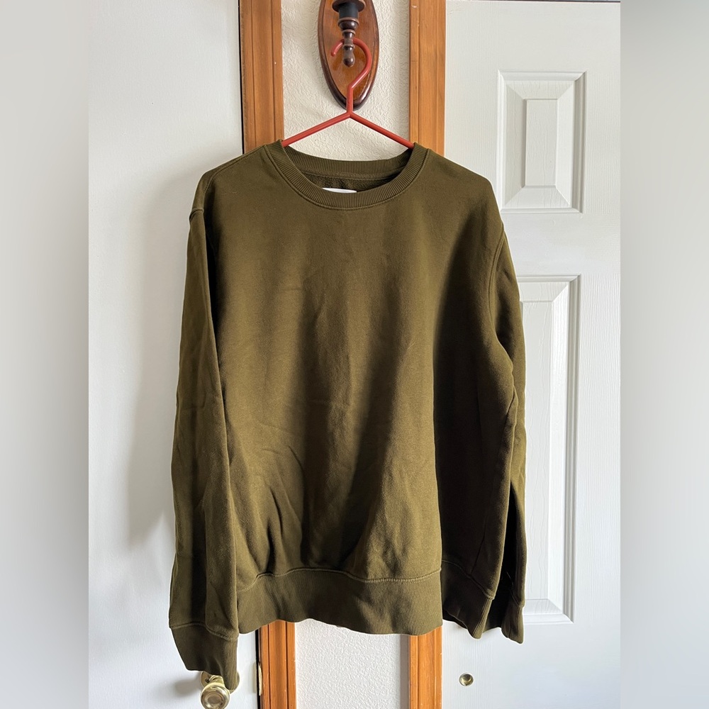 Goodfellow Olive Green Crewneck